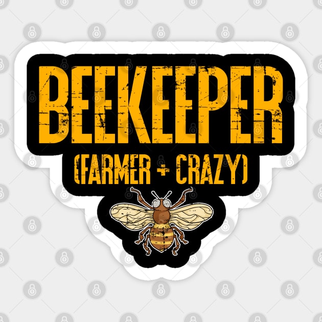 Bee Keeper Shirt for Men Women Sticker by HopeandHobby